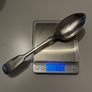 Antique Victorian Solid Silver Tablespoon / Serving Spoon London 1840 Image 5