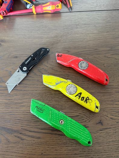 Stanley Knife set,