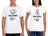 My Chef - My Atm Funny Couples T-shirts Love Valentines Day T-shirts Wedding Gift Present