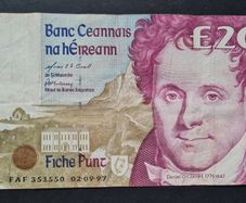 Ireland 1997 20 Pounds Banknote