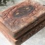 Vintage Handmade Storage Boxes, Wooden Carved Boxes 6" x 4" H 2,3" Image 6