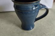 One Medium Blue Mug  Louis Mulcahy Pottery