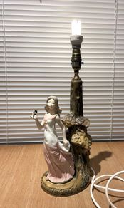 Vintage Spanish Pottery Lamp by Tengra