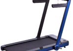 T23 Space Saver. Folding Flat Treadmill (Black) Only 142mm High When Flat.