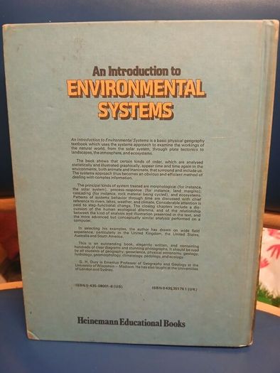 An Introduction to Environmental Systems - G.H. Dury