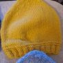 New Born Baby Hand Knitted Hats Image 3