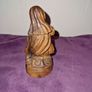Carved praying lady statue Image 3