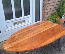 EZ Living Acacia wood coffee table