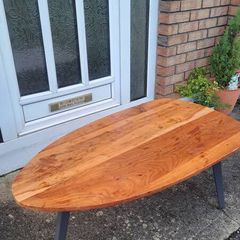 EZ Living Acacia wood coffee table