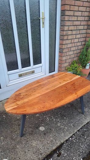 EZ Living Acacia wood coffee table