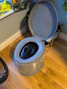 camping bucket toilet Kampa Khazi