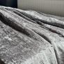 Velvet grey beautiful long curtains (pair) Image 3