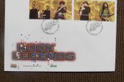 Irish Rock Legends.2002 First Day Covers.U2.Phil Lynott.Rory Gallagher.Van Morrison.MNH.