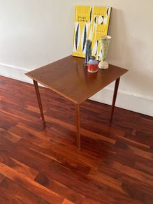 Vintage Danish teak side table retro