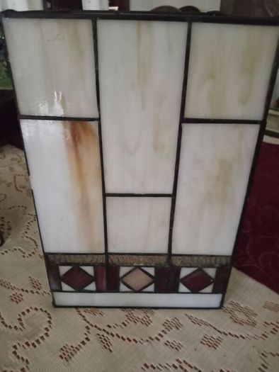 Matching pair leaded glass Light / lamp shades