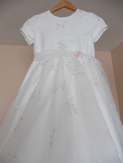 communion dress and accessories