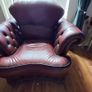 Leather Chesterfield 3 piece suite ( 3-2-1 with sprung pullout bed) Image 3