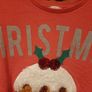 Girls christmas pudding sweater 6-7years Image 4