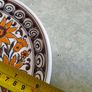 Vintage Greek Floral and Deer Plate by Neofitou Keramik Handmade in Rhodes Image 4