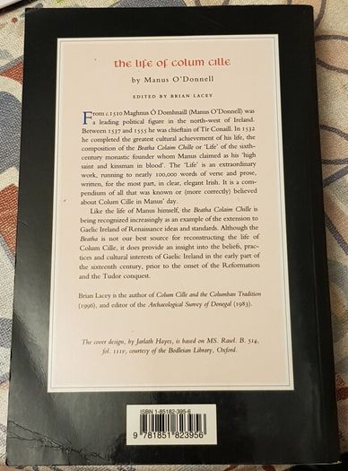 The Life Of Colum Cille by Manus O'Donnell