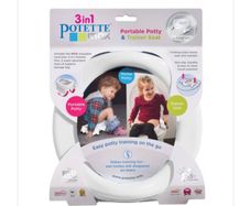 Portable Potty & Training Seat plus a Pack of Disposal Liners