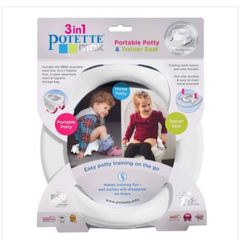 Portable Potty & Training Seat plus a Pack of Disposal Liners