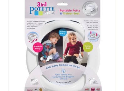 Portable Potty & Training Seat plus a Pack of Disposal Liners