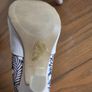 Ruby Shoo Patterned Peep Toe Heels - UK 7 EU 40 - Excellent Condition Image 6