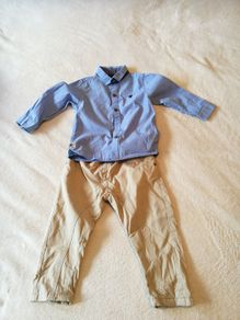 Shirt and trousers 12-18 months (next)