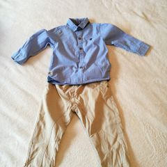 Shirt and trousers 12-18 months (next)