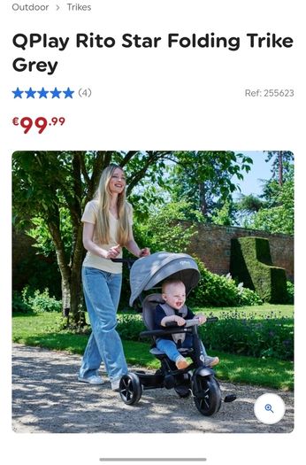 Q Play Rito Folding Trike