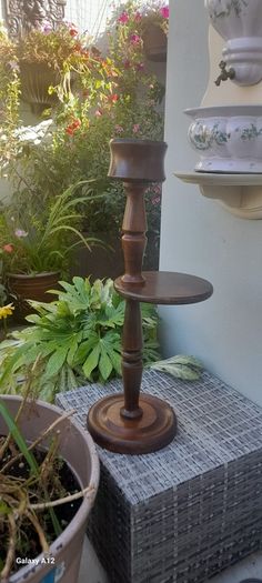 Mid century plant stand french