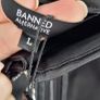 BANNED APPAREL Alternative Black Waxed Jeggings with Silver Studded Seams - Sz L (Fit 14-16UK) - Bnwt Rrp 89 Image 10