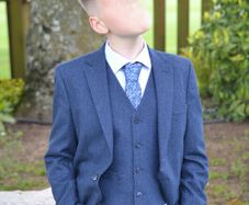 Magee 1880 Club Navy Jacket Waistcoat Shirt Tie and Pocket Square perfect for Confirmation