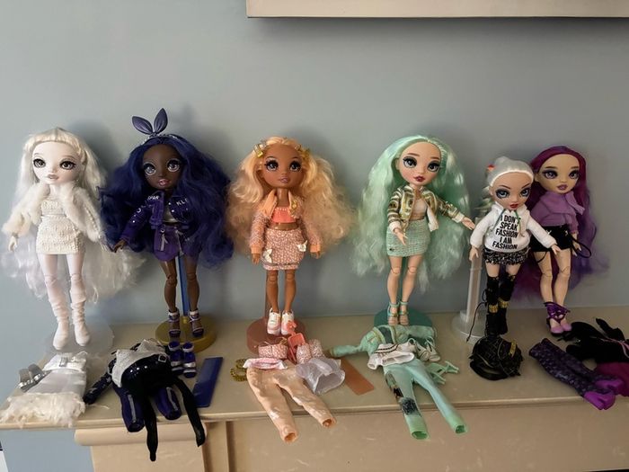 Rainbow high dolls x6