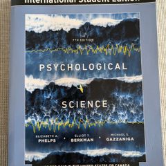 Psychological Science 7th Edition International Student Edition + Unused Access Code