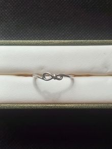 Pandora Bow Ring Sterling Silver S925 ALE Size 54 Free Postage