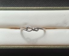 Pandora Bow Ring Sterling Silver S925 ALE Size 54 Free Postage