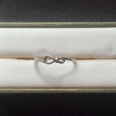 Pandora Bow Ring Sterling Silver S925 ALE Size 54 Free Postage