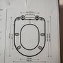 Toilet seat GoodHome Tanaro White D-shaped Soft close Image 4