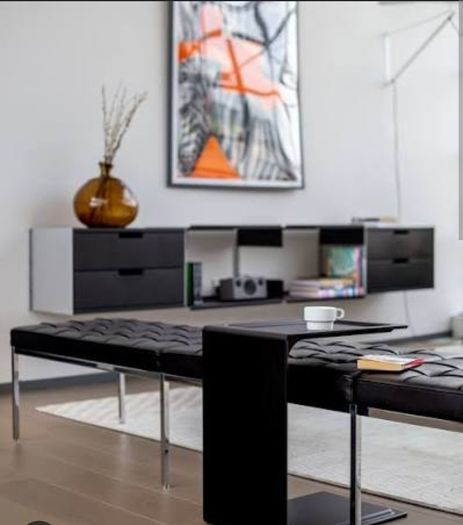 Vitsoe dieter rams nesting tables black
