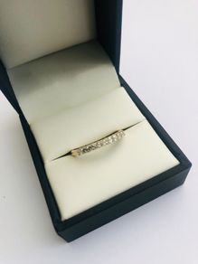 9ct Yellow Gold Diamond Eternity Ring
