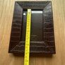 Faux Alligator/Crocodile Table Top Picture Frame Image 7