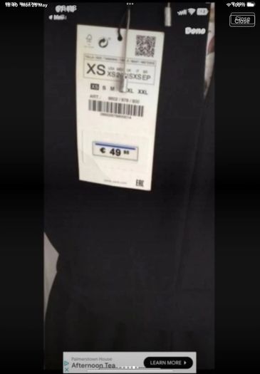 dress bnwt black Zara dress size xsmall fit 8/10