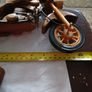 Wooden motorbike and side car Image 6