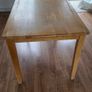 Solid Wood Dining Table 120x75cm Image 2