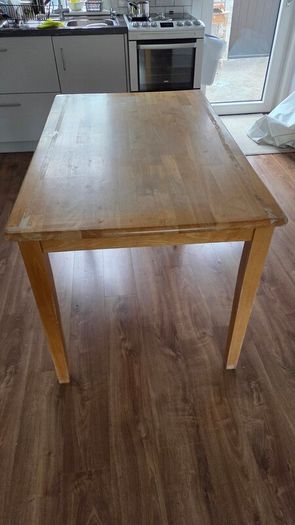 Solid Wood Dining Table 120x75cm