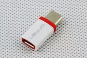 Micro USB Female To Type-C USB3.1 Male Sync Data Charger Cable - White