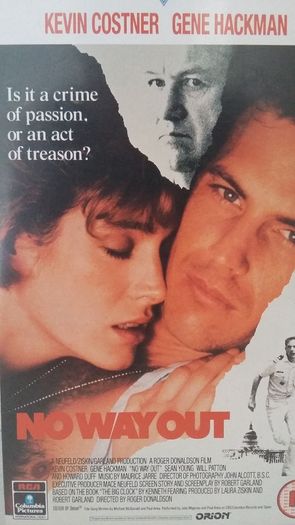 No Way Out VHS Pal Video Tape (Very Rare And Collectable VHS Film)