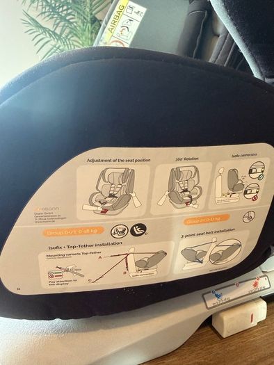 Osann ONE 360 Car Seat - ISOFIX - 0-36kg - Pixel Black